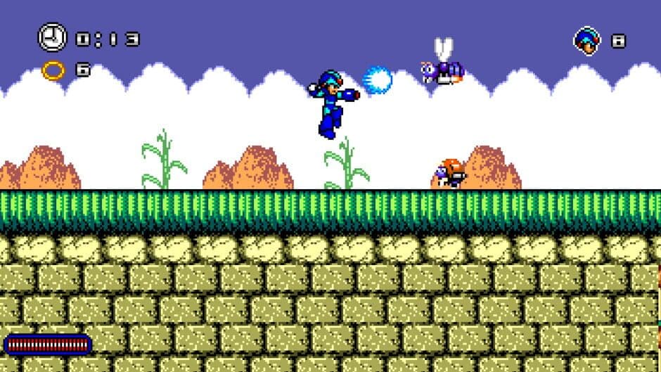 Megaman X in Sonic Blasting Adventure screenshot