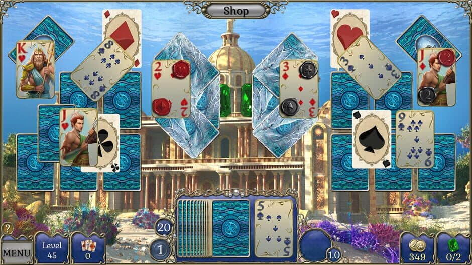 Jewel Match Atlantis Solitaire 4: Collector's Edition screenshot