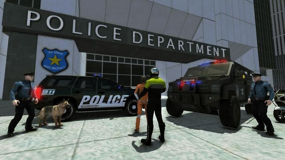 City Police Simulator: Cop Car Games & Shooter screenshot