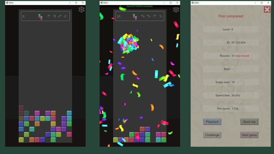 The Puzzle of Blocks screenshot