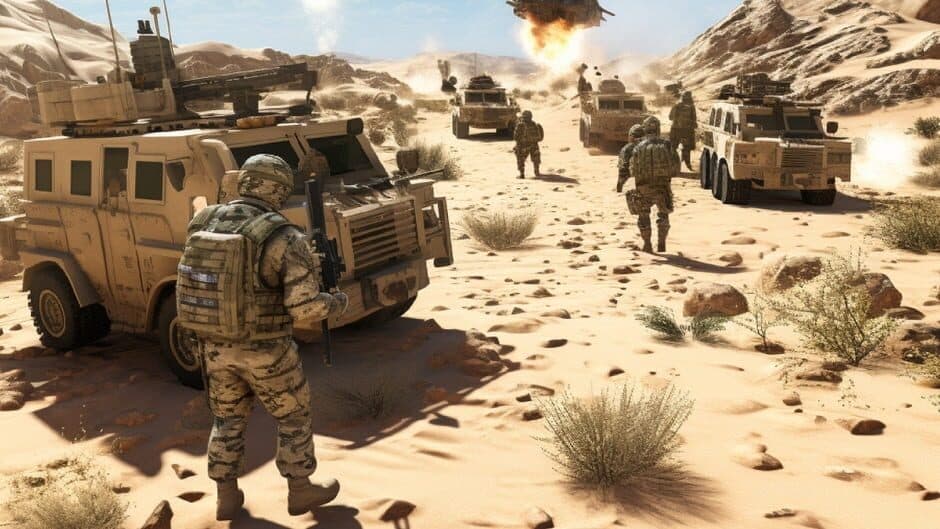 Humvee Assault: War 3D FPS screenshot