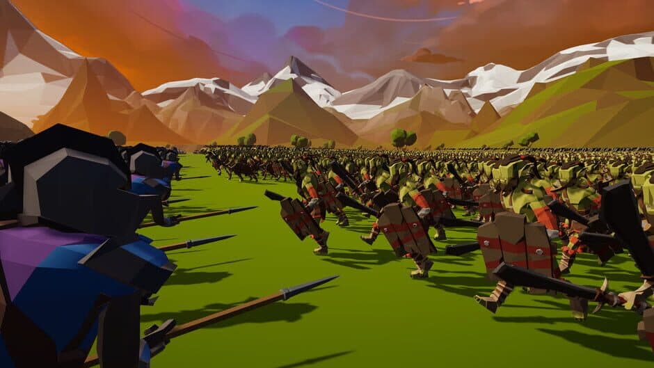 Polygon Fantasy Battle Simulator screenshot