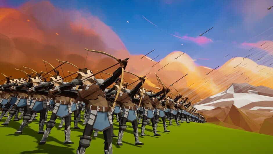 Polygon Fantasy Battle Simulator screenshot