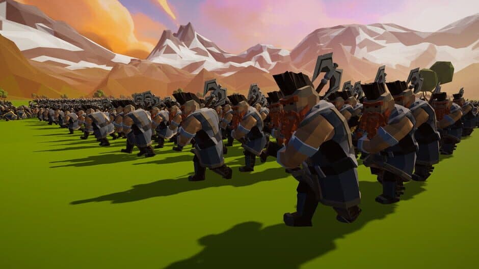 Polygon Fantasy Battle Simulator screenshot