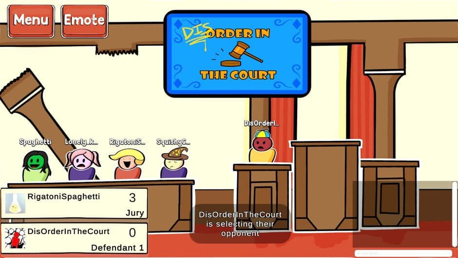 DisOrder in the Court screenshot