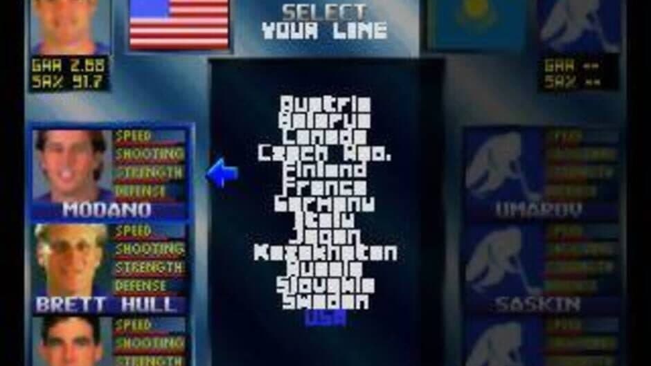 Olympic Hockey 98 screenshot