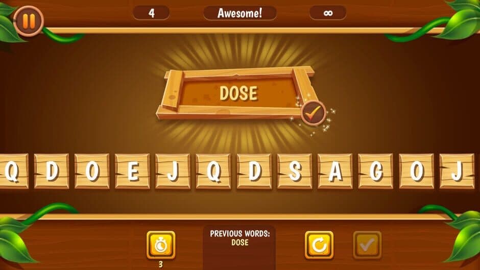Tappy Word Infinite screenshot