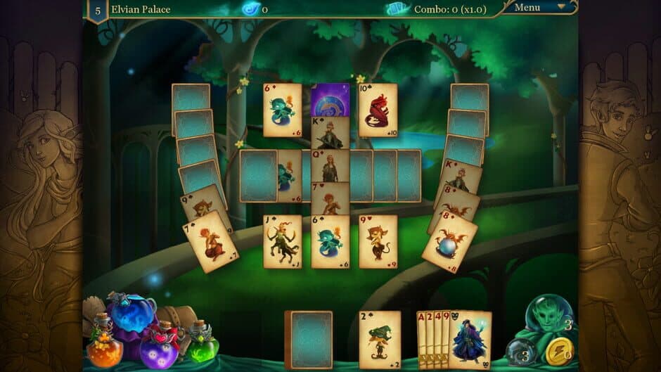 Magic Cards Solitaire 2: The Fountain of Life screenshot