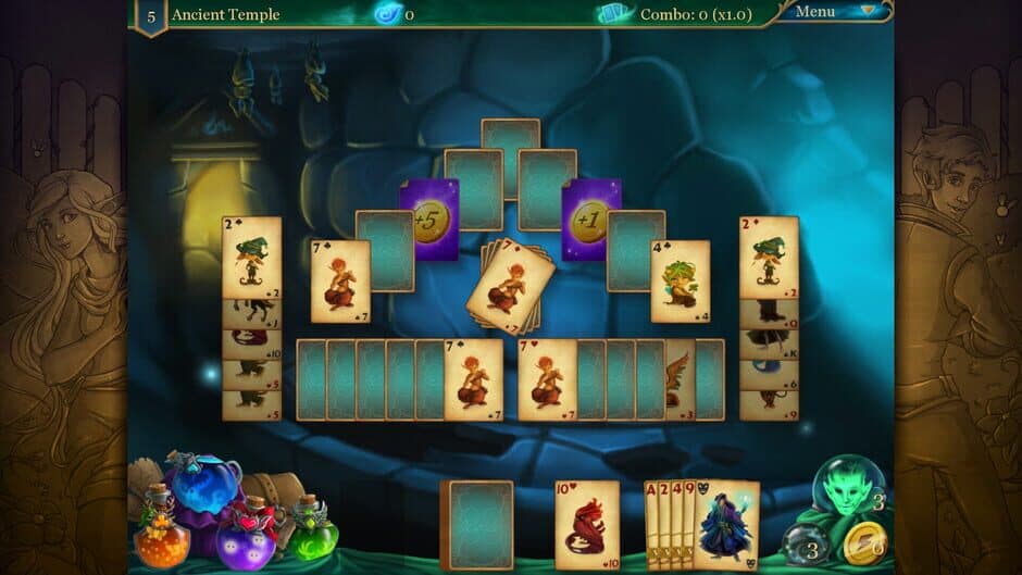 Magic Cards Solitaire 2: The Fountain of Life screenshot