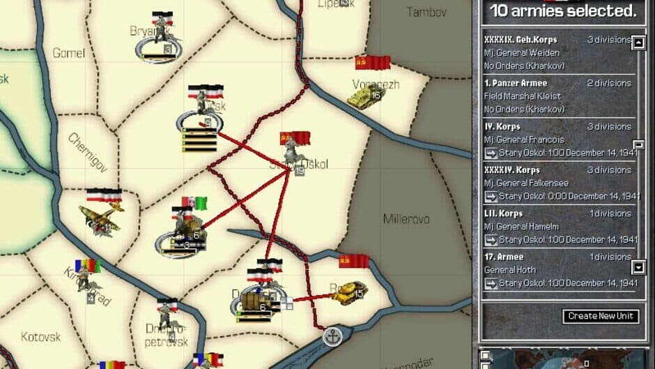 Hearts of Iron screenshot