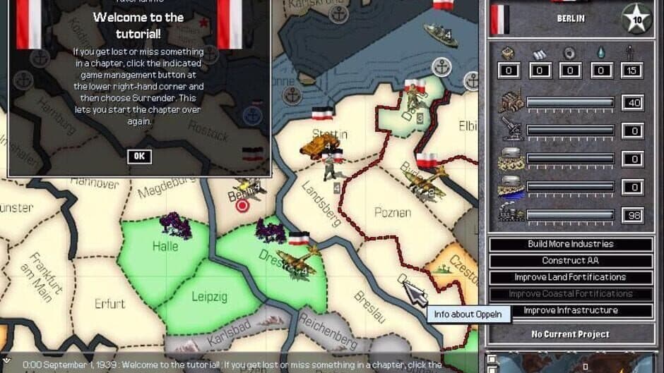 Hearts of Iron screenshot