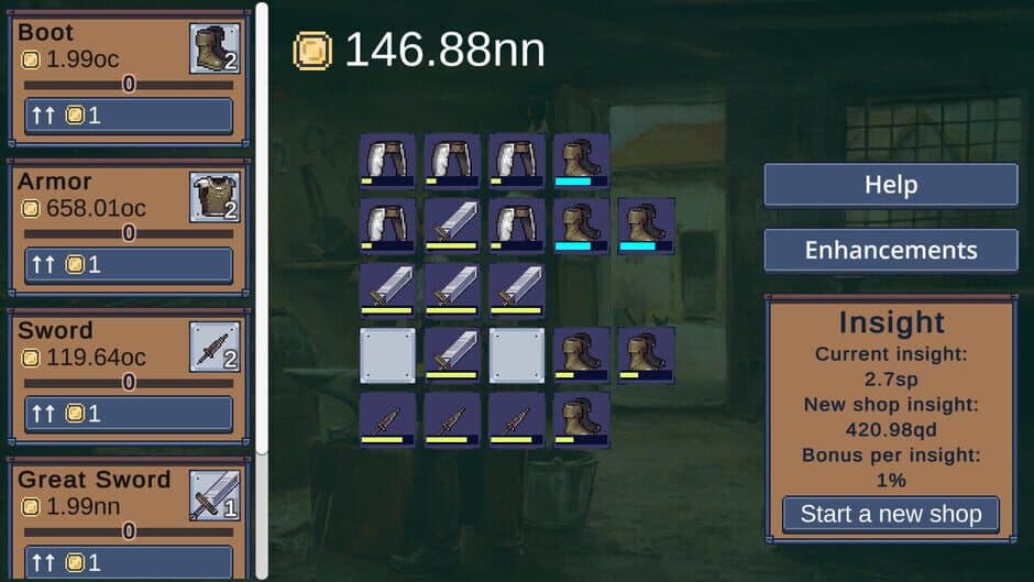 Weapon Shop Decillionaire screenshot