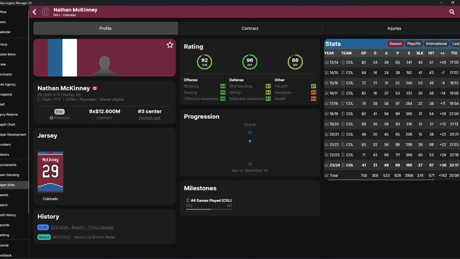 Hockey Legacy Manager 24 screenshot