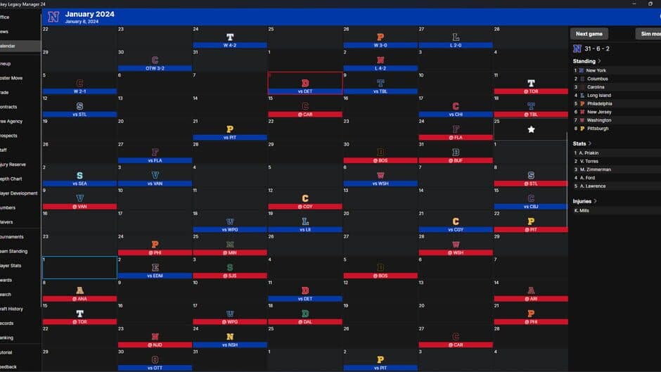 Hockey Legacy Manager 24 screenshot