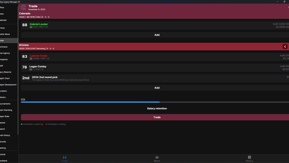 Hockey Legacy Manager 24 screenshot