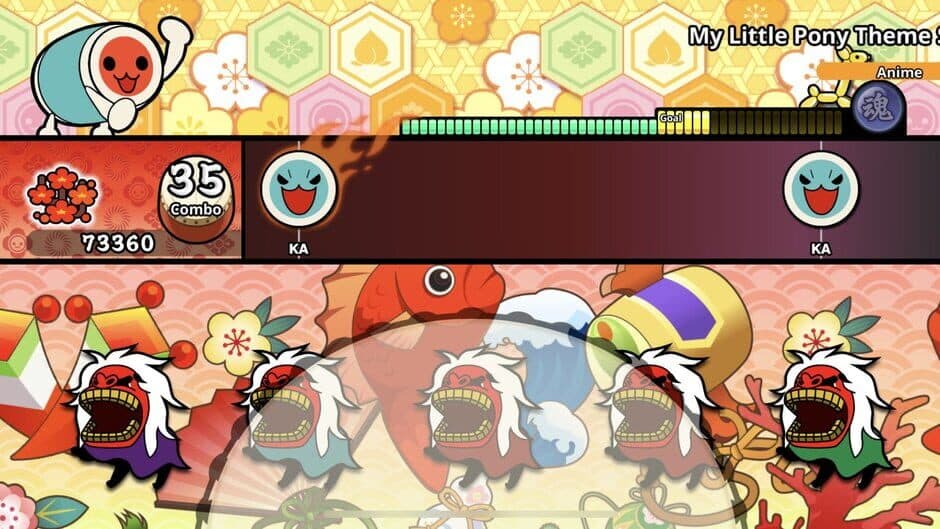 Taiko no Tatsujin: Pop Tap Beat screenshot