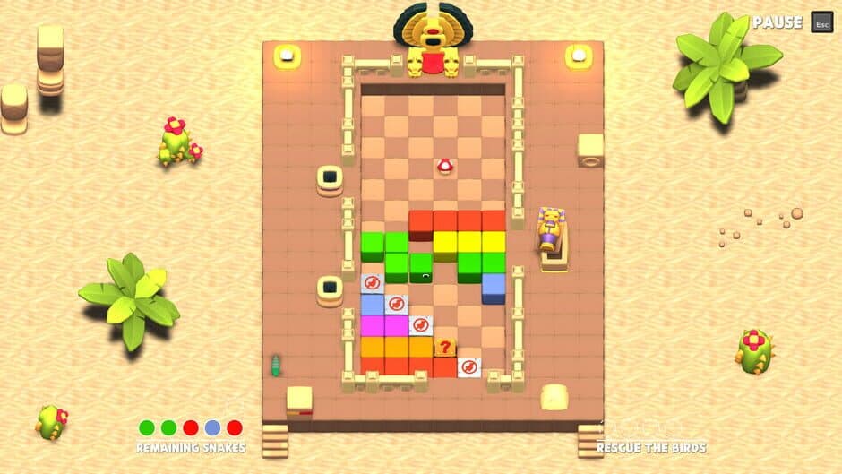 Snaketris: Rescue 'em all screenshot