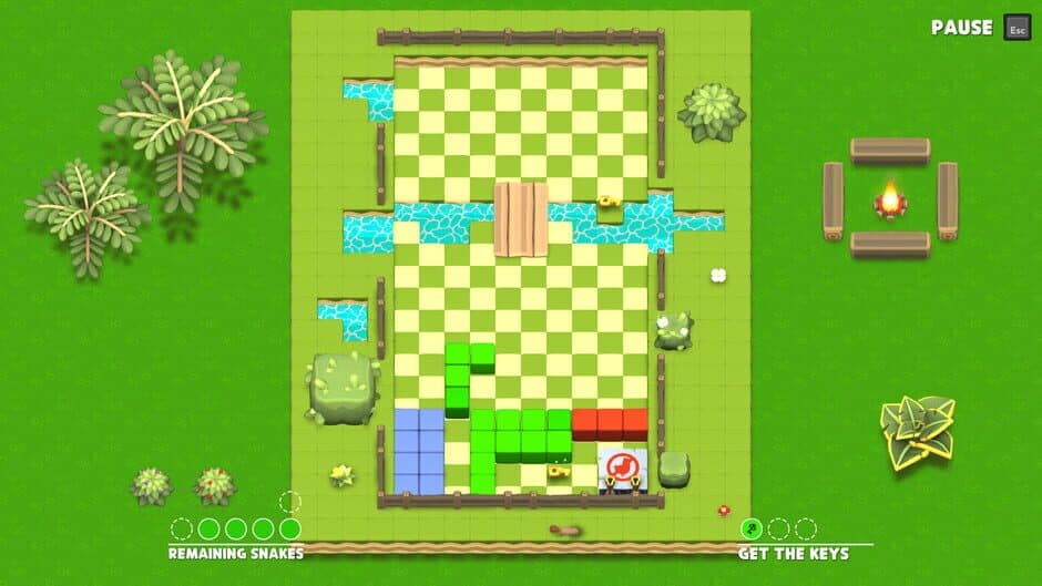 Snaketris: Rescue 'em all screenshot