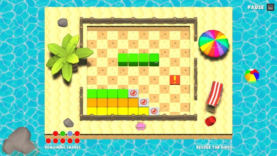 Snaketris: Rescue 'em all screenshot