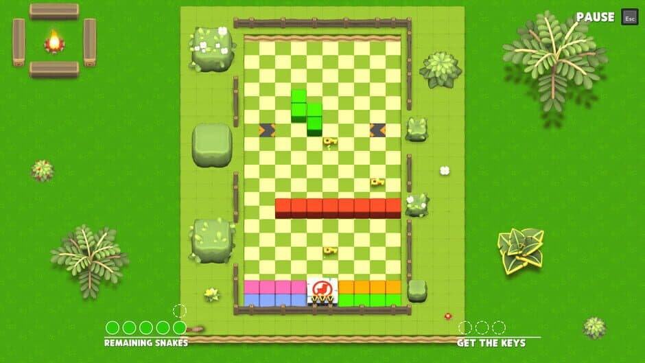 Snaketris: Rescue 'em all screenshot