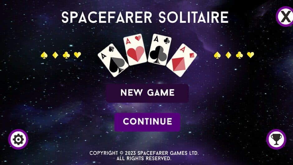 Spacefarer Solitaire screenshot