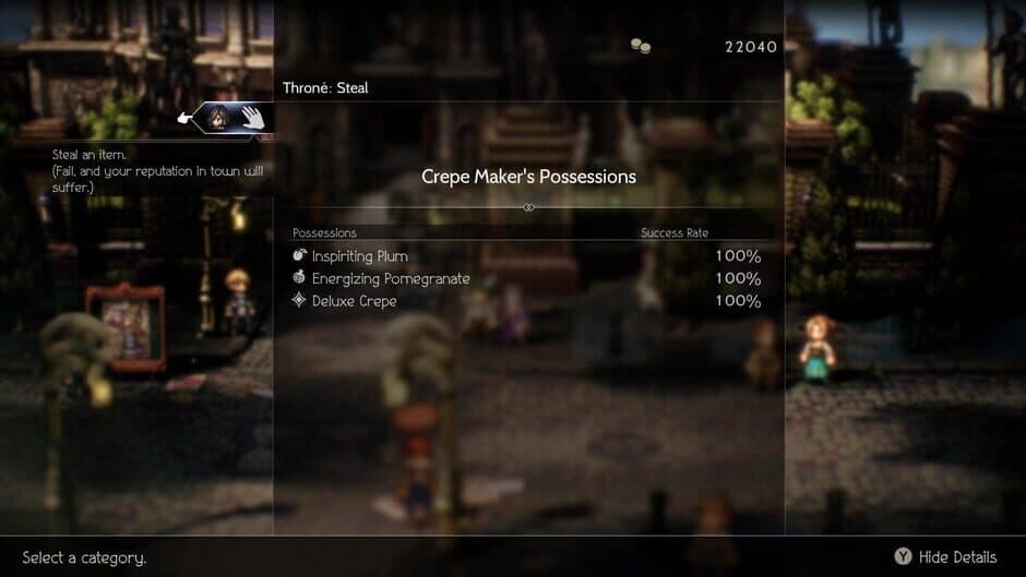 Octopath Traveler II screenshot