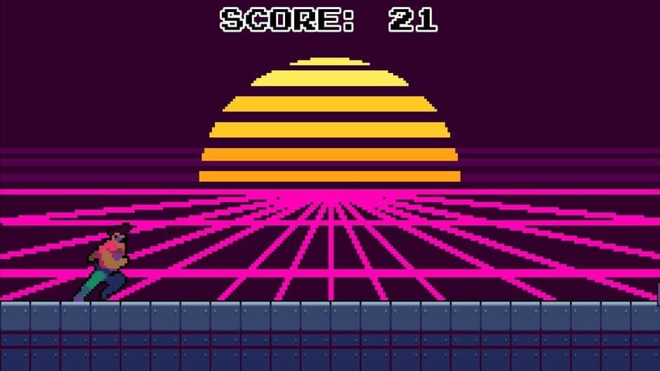 Synthwave Runner screenshot
