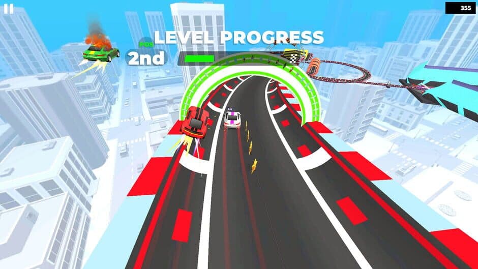 Skyline Sprint: Turbo Tracks screenshot