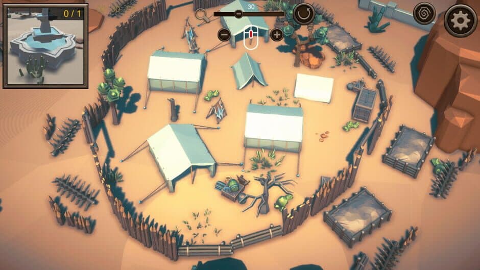 Hidden Western Top-Down 3D screenshot