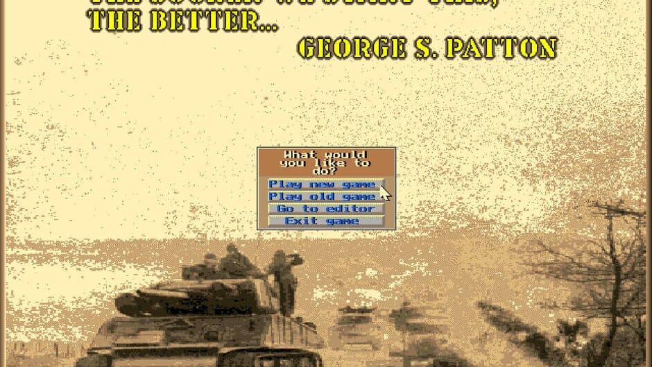 Wargame Construction Set II: Tanks! screenshot