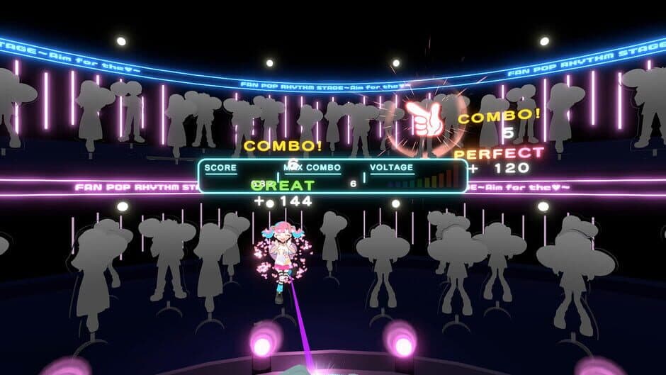 Fan Pop Rhythm Stage: Aim for the Heart screenshot