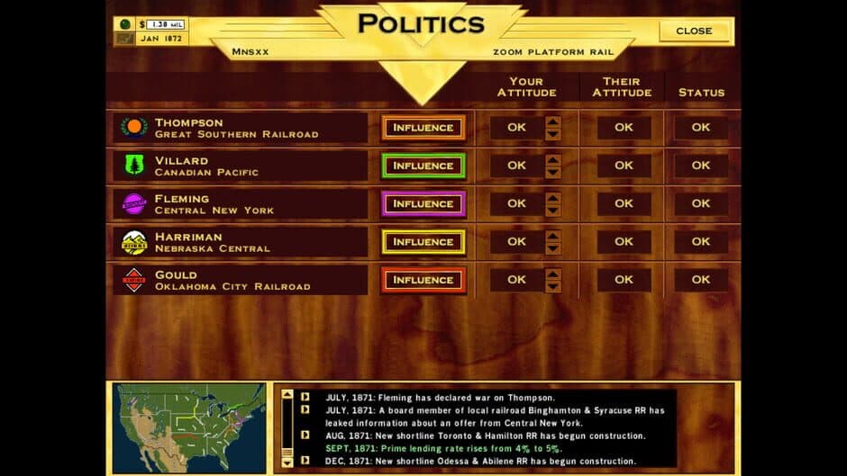 Rails Across America screenshot