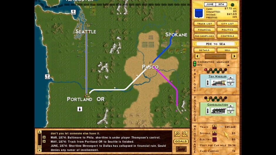 Rails Across America screenshot