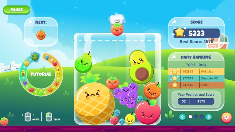 Watermelon Suika Game screenshot