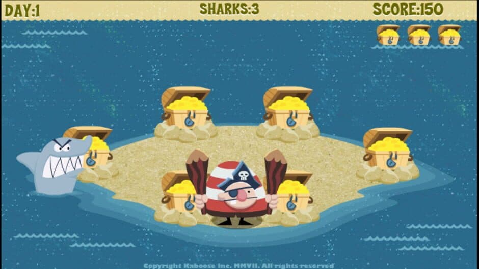 Aargh! the Pirate in… Shark Attack Smackdown! screenshot