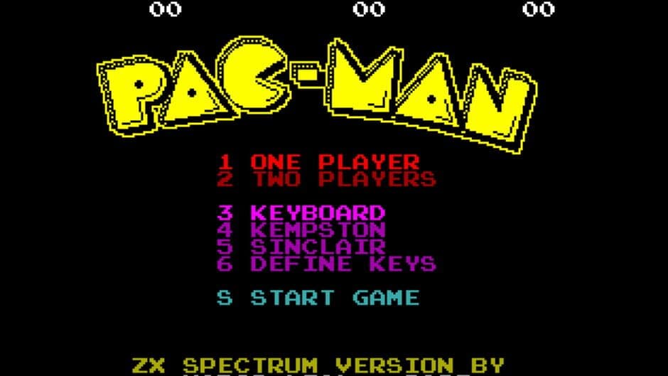 ZX Spectrum Pac-Man Arcade screenshot