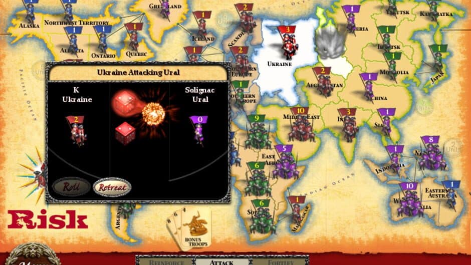 Risk screenshot