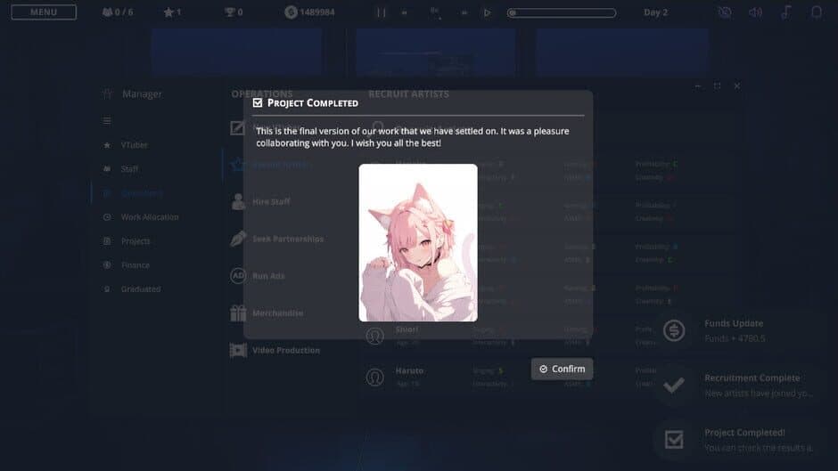 VTuber Manager screenshot