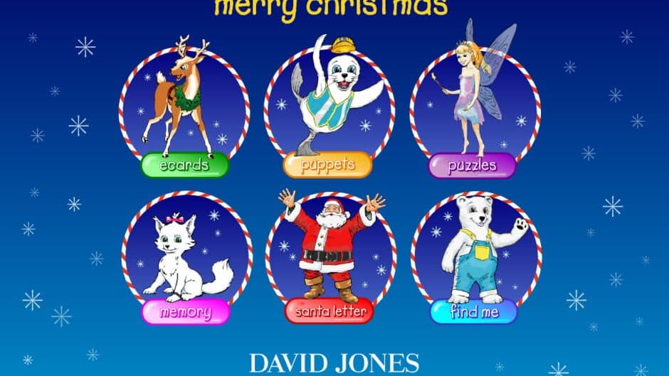 David Jones: Merry Christmas CD-ROM screenshot