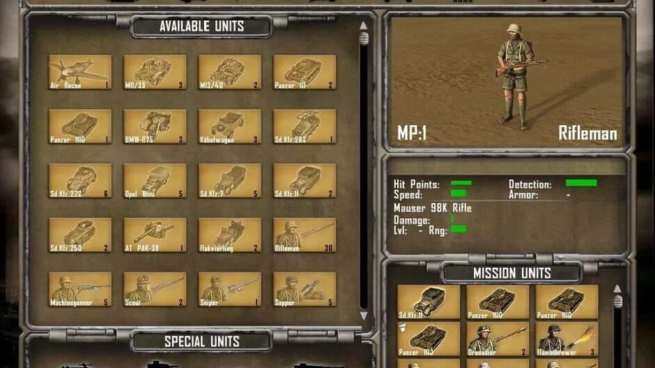 Afrika Korps vs Desert Rats screenshot