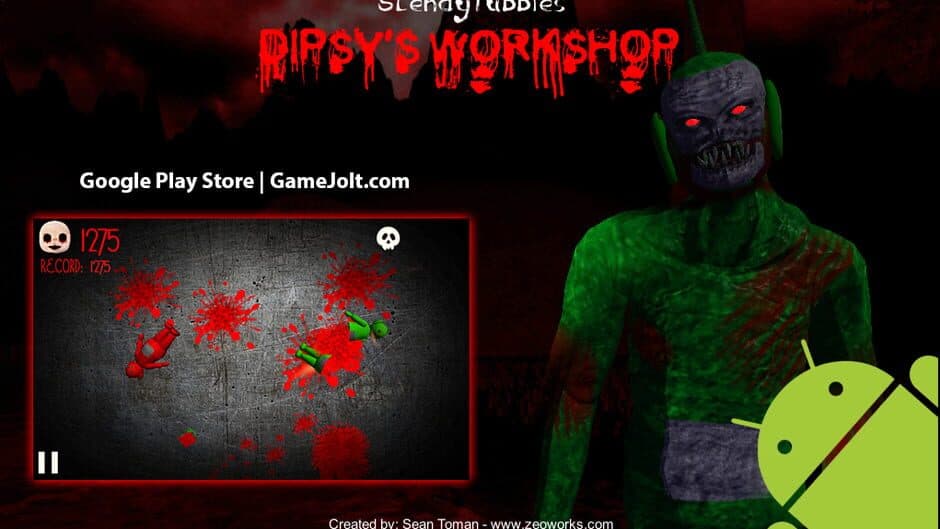 Slendytubbies: Dipsy's Workshop screenshot