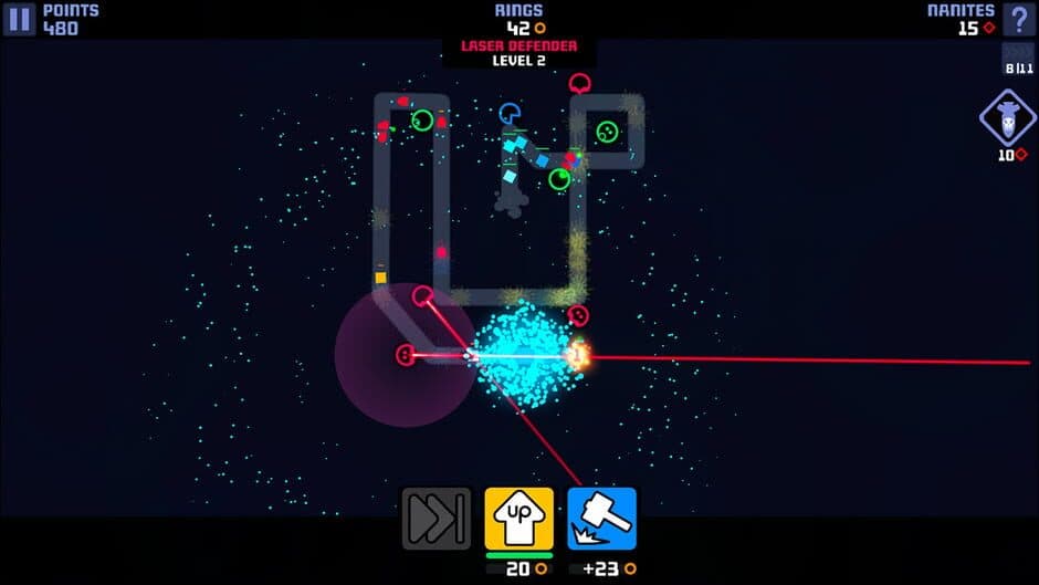 Colony Defense: The Ultimate Minimalist Tower Base Defense Game screenshot