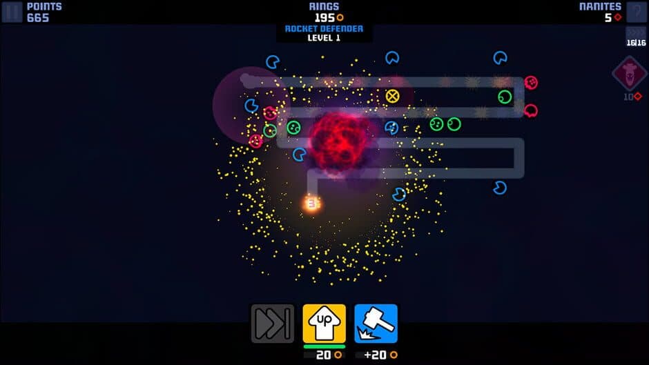 Colony Defense: The Ultimate Minimalist Tower Base Defense Game screenshot