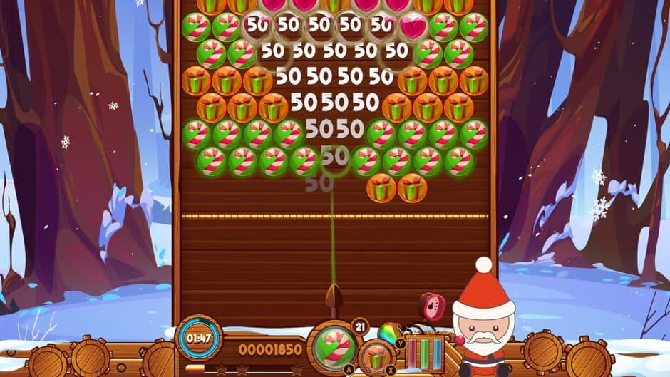 Christmas Bubble Puzzle screenshot