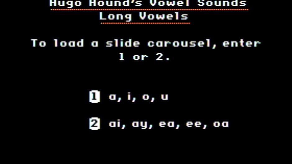 Hugo Hound's Vowel Sounds screenshot