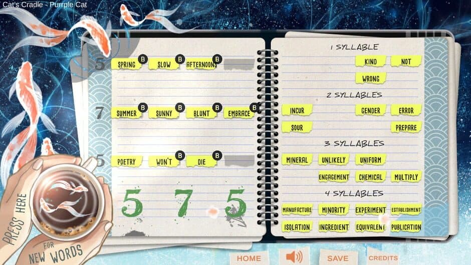 Lo-Fi Haiku: Coffee and Chill screenshot