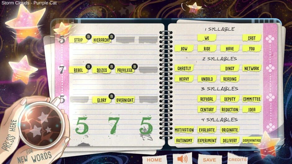 Lo-Fi Haiku: Coffee and Chill screenshot