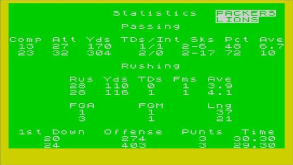 Speed NFL screenshot