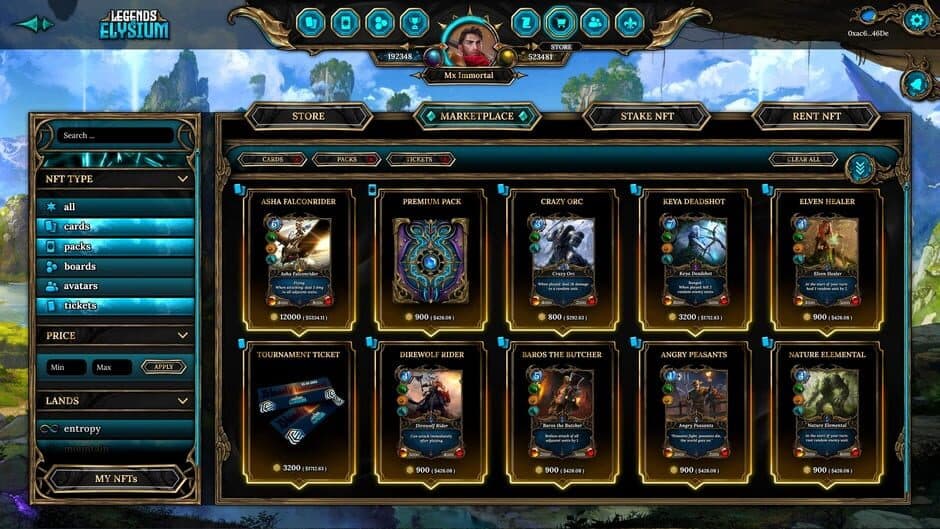 Legends of Elysium screenshot