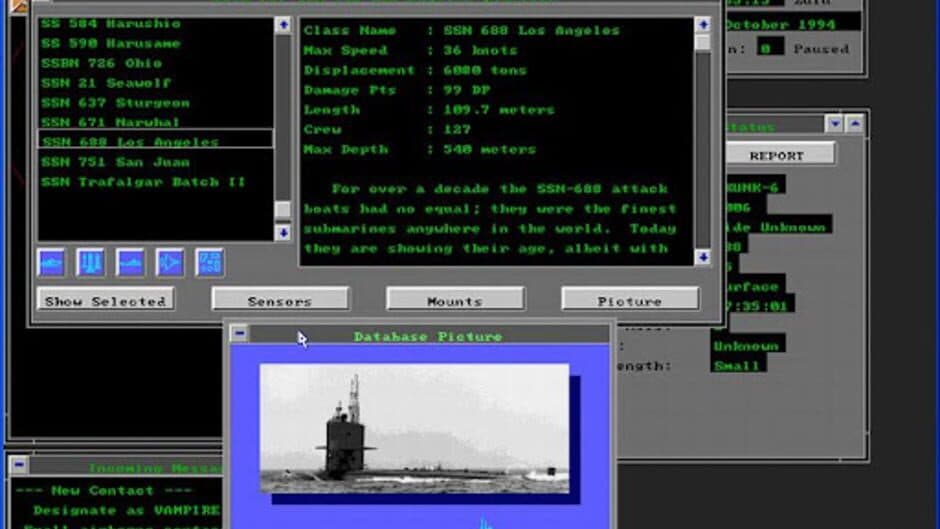 Larry Bond's Harpoon 3: Advanced Naval Warfare screenshot